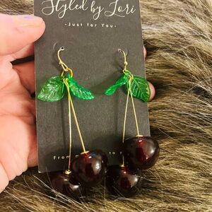 Cherry Dangle Earrings